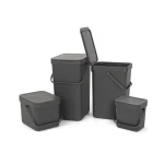 Brabantia Κάδος Απορριμμάτων Πλαστικός Γκρι 12lt 109805 - Image 5
