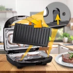 Eldom Multix 5 in 1 Τοστιέρα για 2 Τοστ 850W Μαύρη ST250 - Image 3