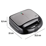 Eldom Multix 5 in 1 Τοστιέρα για 2 Τοστ 850W Μαύρη ST250 - Image 5