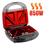 Eldom Multix 5 in 1 Τοστιέρα για 2 Τοστ 850W Μαύρη ST250 - Image 11