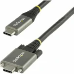 StarTech USB 3.2 Video Cable USB-C male - USB-C 100W PD Γκρι 1m USB31CCSLKV1M