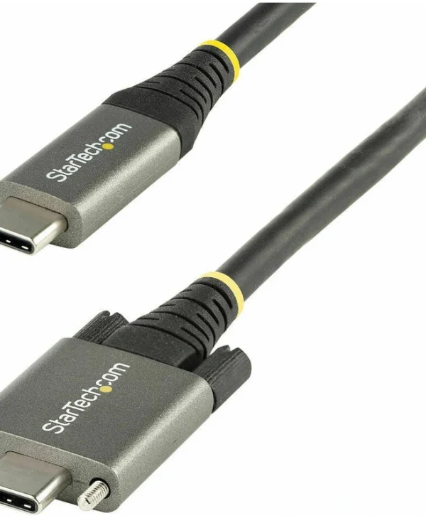 StarTech USB 3.2 Video Cable USB-C male - USB-C 100W PD Γκρι 1m USB31CCSLKV1M