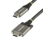 StarTech USB 3.2 Video Cable USB-C male - USB-C 100W PD Γκρι 1m USB31CCSLKV1M - Image 4