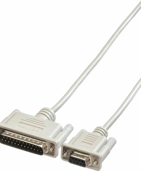 Roline Καλώδιο RS232 25-pin male σε RS232 9-pin female 3m (Printer Cable) 11.01.4630