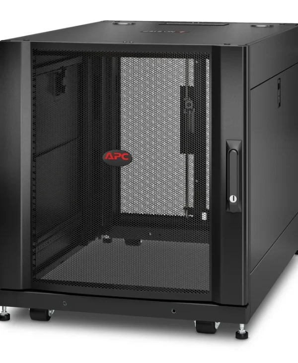 APC Επιτοίχια Καμπίνα Rack 12U Μαύρο AR3003