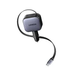 Ugreen EC604 Φορτιστής Αυτοκινήτου 145W 3A Γρήγορης Φόρτισης με Θύρες: 1xUSB 1xType-C μαζί με Καλώδιο Ενσωματωμένο Γκρι Χρώμα 55910B - Image 2