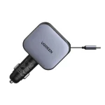 Ugreen EC604 Φορτιστής Αυτοκινήτου 145W 3A Γρήγορης Φόρτισης με Θύρες: 1xUSB 1xType-C μαζί με Καλώδιο Ενσωματωμένο Γκρι Χρώμα 55910B - Image 5