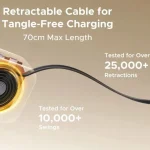 Ugreen EC604 Φορτιστής Αυτοκινήτου 145W 3A Γρήγορης Φόρτισης με Θύρες: 1xUSB 1xType-C μαζί με Καλώδιο Ενσωματωμένο Γκρι Χρώμα 55910B - Image 11