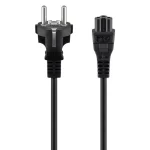 Goobay Schuko - IEC C5 Cable 1.8m Μαύρο 93586