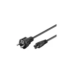 Goobay Schuko - IEC C5 Cable 1.8m Μαύρο 93586 - Image 2