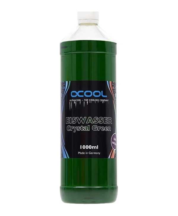 Alphacool Eiswasser Crystal Green UV-Active Ready Mix Ψυκτικό Υγρό Πράσινο 18545