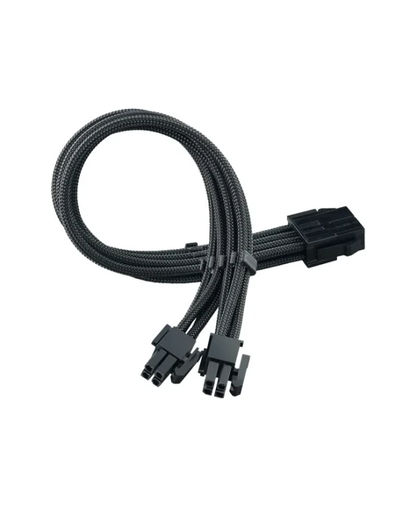 Silverstone 8-Pin EPS - 8-Pin PCIe Cable 0.3m Μαύρο (PP07E-EPS8B)