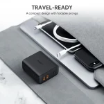 Aukey Φορτιστής Χωρίς Καλώδιο με 2 Θύρες USB-C 36W Power Delivery Μαύρος (PA-D2) - Image 4