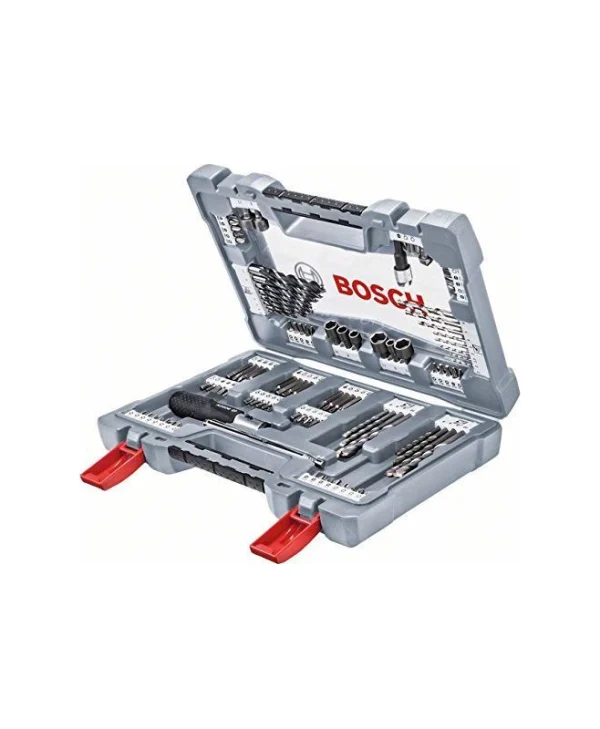 Bosch X-Line Σετ 105 Τρυπάνια με Κυλινδρικό Στέλεχος για Μέταλλο, Δομικά Υλικά, Γυαλί, Πλακίδια και Ξύλο 2608P00236