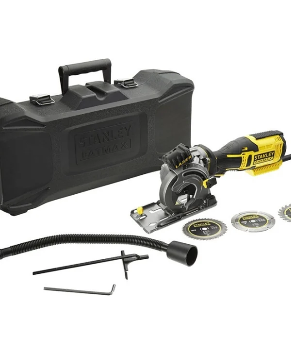 Stanley FME380K Δισκοπρίονο 650W με Σύστημα Αναρρόφησης FME380K-QS