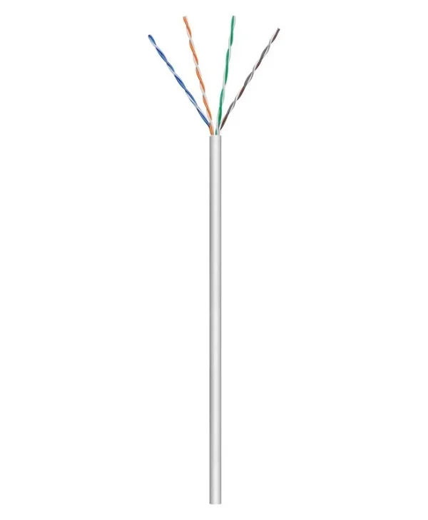 Goobay U/UTP Cat.5e (Gigabit) Καλώδιο Δικτύου Ethernet χωρίς ακροδέκτες 305m Γκρι 95410
