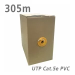 Goobay U/UTP Cat.5e (Gigabit) Καλώδιο Δικτύου Ethernet χωρίς ακροδέκτες 305m Γκρι 95410 - Image 2