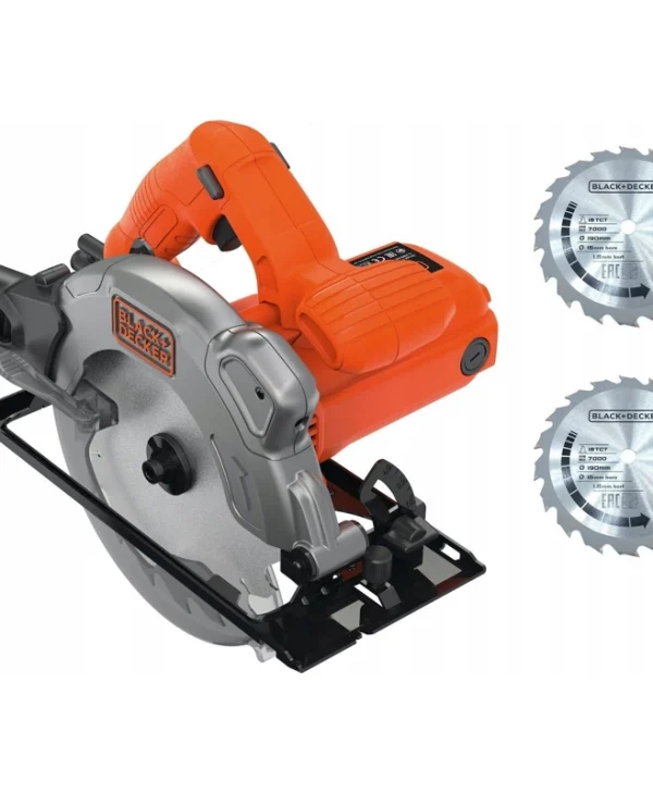 Black & Decker CS1250LA Δισκοπρίονο 1250W με Σύστημα Αναρρόφησης CS1250LA-QS