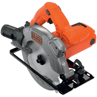 Black & Decker CS1250L Δισκοπρίονο 1250W με Σύστημα Αναρρόφησης CS1250L-QS