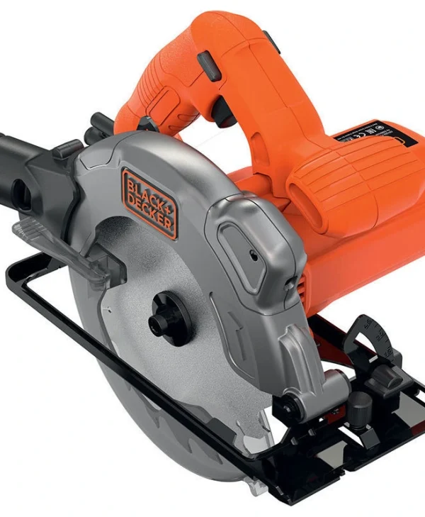 Black & Decker CS1250L Δισκοπρίονο 1250W με Σύστημα Αναρρόφησης CS1250L-QS
