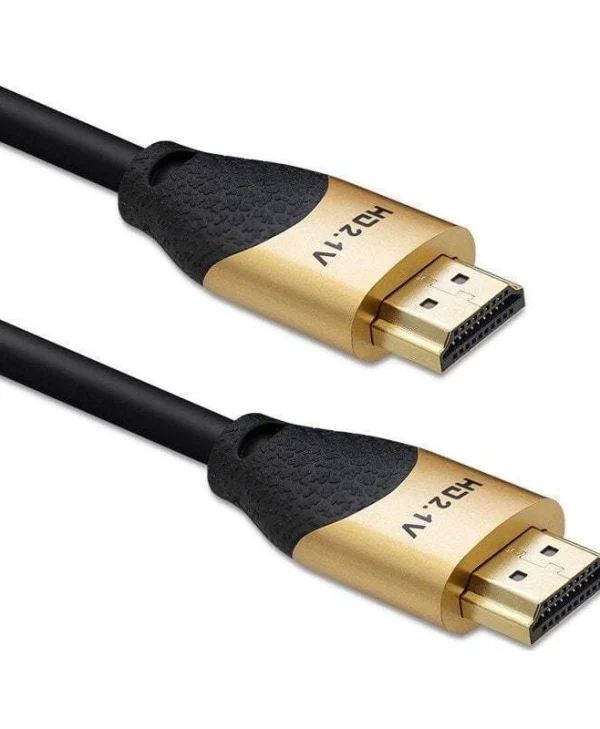 Qoltec HDMI 2.1 Ultra High Speed 48Gbps 4K 120Hz HDR VRR Cable HDMI male - HDMI male 2m Μαύρο 50355