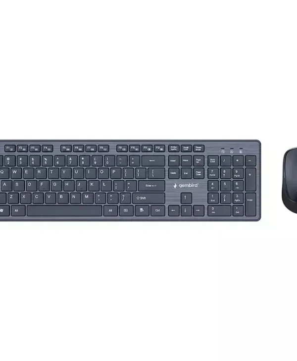 Gembird KBS-WCH-04 Ασύρματο Σετ Πληκτρολόγιο & Ποντίκι Αγγλικό US