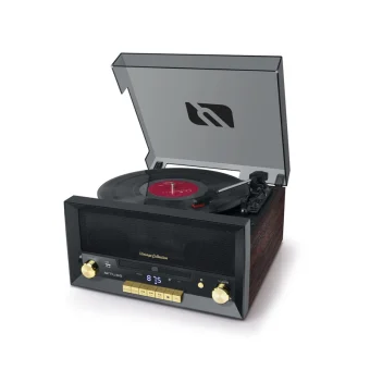 Muse MT-112 W Πικάπ με Προενίσχυση και Ενσωματωμένα Ηχεία Μαύρο MT-112W