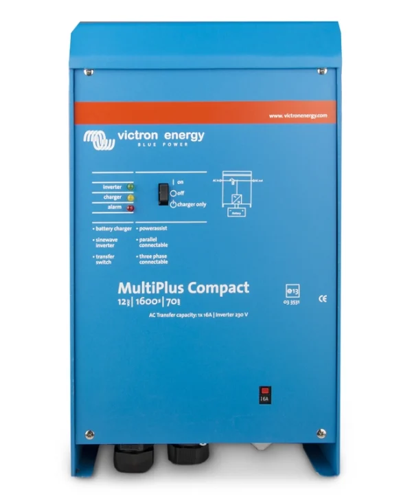 Victron Energy Multiplus Compact Inverter Ισχύος 1300W με Τάση Εισόδου 230V (Τριφασικό) CMP122160000