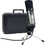 MXL Studio1-USB Πυκνωτικό Μικρόφωνο για Φωνητικά σε Ασημί Χρώμα MXL TEMPO WR