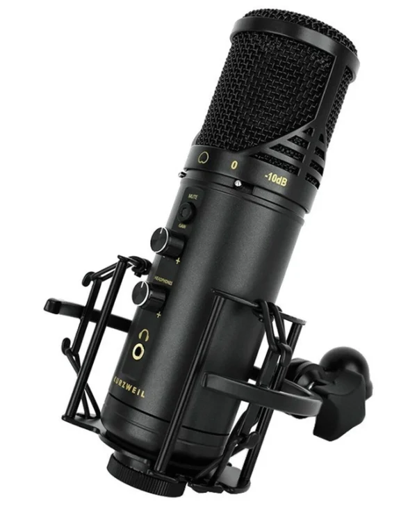 Kurzweil Μικρόφωνο USB Shock Mounted για Φωνητικά KURZWEIL KM1U B