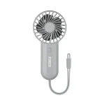 N'Oveen Ανεμιστηράκι Χειρός USB 5W Γκρι F220 - Image 4