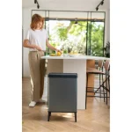 Curver Κάδος Απορριμμάτων Πλαστικός Γκρι 54lt 1080914 - Image 4
