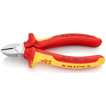 Knipex Πλαγιοκόφτης Ηλεκτρολόγου Μήκους 140mm 70 06 140