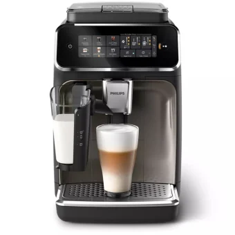 Philips Series 3300 Αυτόματη Μηχανή Espresso 1500W Πίεσης 15bar με Μύλο Άλεσης Μαύρη EP3347/90