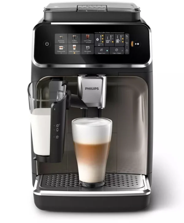 Philips Series 3300 Αυτόματη Μηχανή Espresso 1500W Πίεσης 15bar με Μύλο Άλεσης Μαύρη EP3347/90