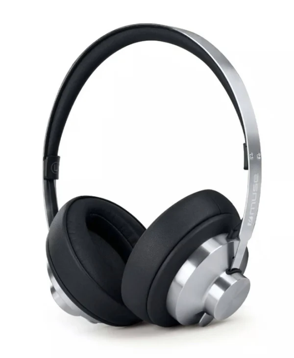 Muse M-298SBL Ενσύρματα Over Ear Ακουστικά Ασημί M-298 SBL