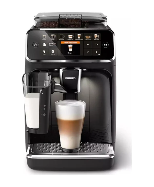 Philips 5400 Series Αυτόματη Μηχανή Espresso 1500W Πίεσης 15bar για Cappuccino με Μύλο Άλεσης Μαύρη EP5441/50