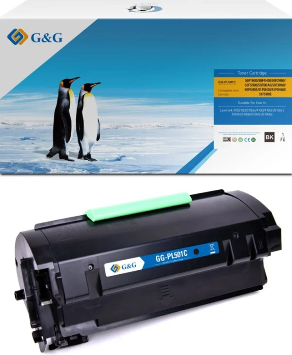 G&g Premium Toner 10k Lexmark 502x 50f2x00 Black Return Program 18050