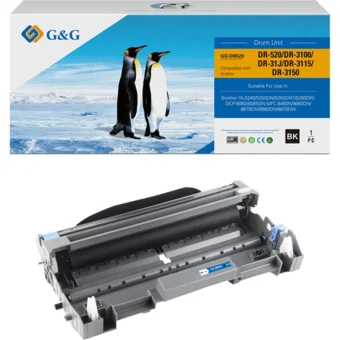 G&g Compatible Beben Dr3100 Black 25000s 14260