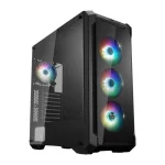 FSP/Fortron CMT151 Gaming Midi Tower Κουτί Υπολογιστή με Πλαϊνό Παράθυρο και RGB Φωτισμό Μαύρο POC0000110 - Image 3