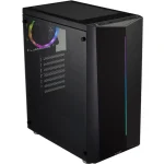 FSP/Fortron CMT151 Gaming Midi Tower Κουτί Υπολογιστή με Πλαϊνό Παράθυρο και RGB Φωτισμό Μαύρο POC0000110 - Image 4