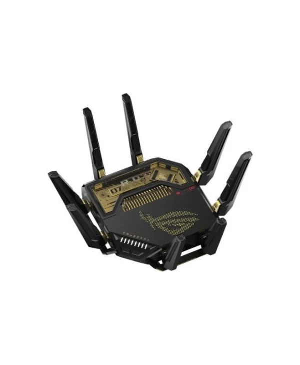 Asus ROG Rapture GT-BE98 Pro Edition Ασύρματο Router Wi‑Fi 7 με 7 Θύρες 2.5 Gigabit 90IG08F0-MO9A3V