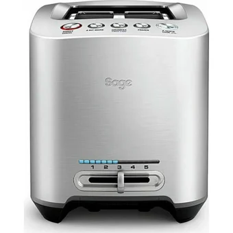 Sage The Smart Toast Φρυγανιέρα 2 Θέσεων 1000W Inox STA825BAL2EEU1