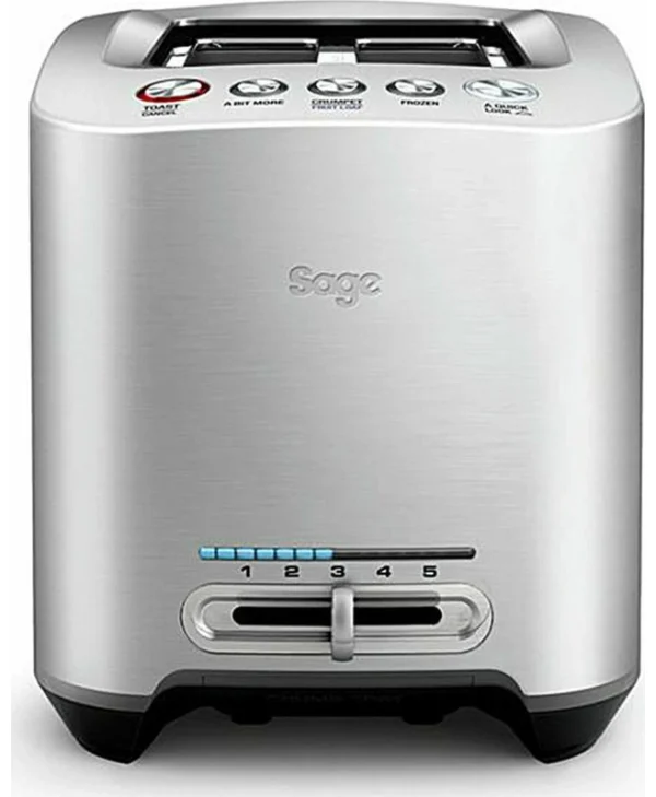 Sage The Smart Toast Φρυγανιέρα 2 Θέσεων 1000W Inox STA825BAL2EEU1