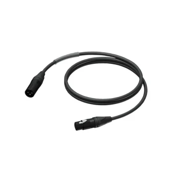 Procab Cable XLR male - XLR female Μαύρο 10m (1KPPR093)