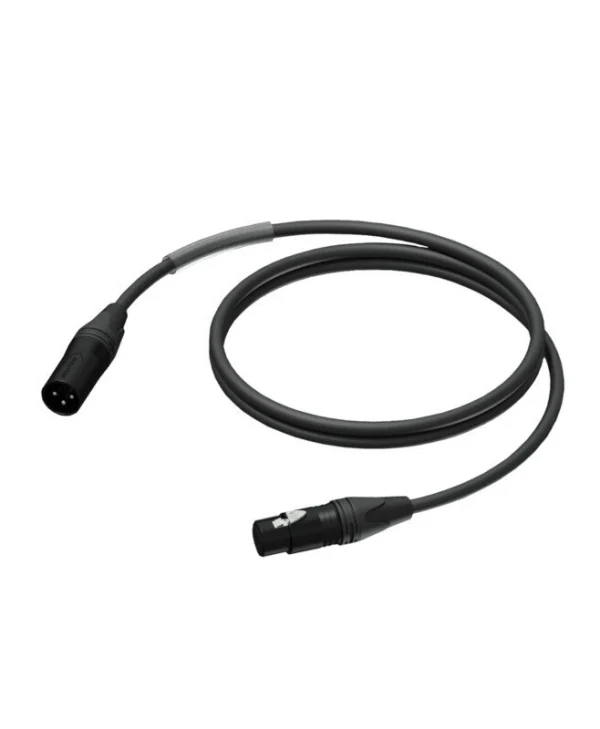 Procab Cable XLR male - XLR female Μαύρο 10m (1KPPR093)
