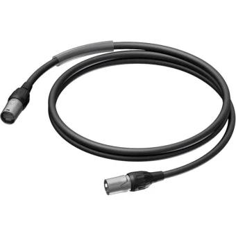 Procab S/FTP Cat.6a (Gigabit) Καλώδιο Δικτύου Ethernet 1.5m Μαύρο 1KPPR085