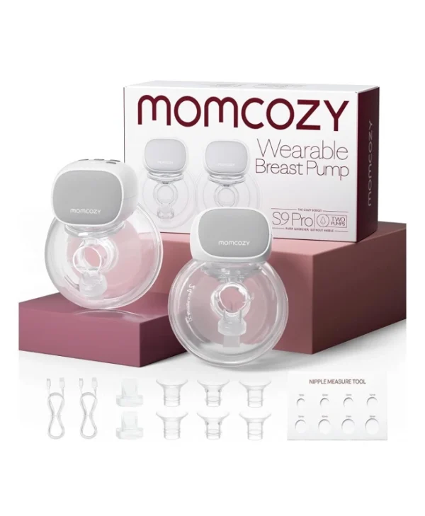 Momcozy S9 Pro Breast Pump Φορητό Διπλό Θήλαστρο Μπαταρίας Λευκό 180ml 37875712