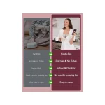 Momcozy S9 Pro Breast Pump Φορητό Διπλό Θήλαστρο Μπαταρίας Λευκό 180ml 37875712 - Image 5