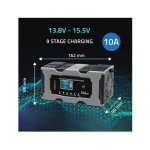 Qoltec Φορτιστής Μπαταρίας Αυτοκινήτου 12V 10A 52493 - Image 2